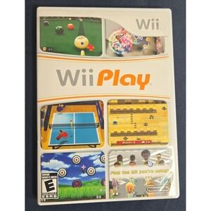Wii Play Nintendo Wii Game with Manual